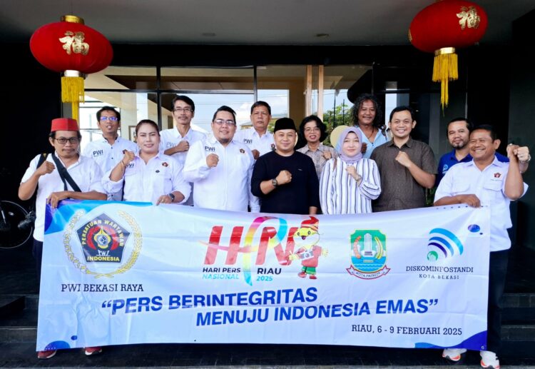 Sinergitas PWI Bekasi Raya Bersama Diskominfostandi, Dukung Suksesnya HPN 2025 Riau