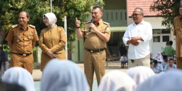 Pesan Wawali Harris Bobihoe Saat Hadiri MPLS SMAN 10 Bekasi