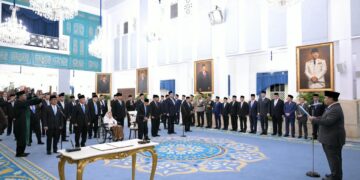 Presiden Prabowo Angkat 26 Anggota Wantimpres di Istana Negara