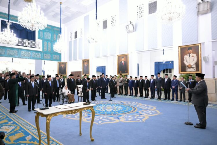 Presiden Prabowo Angkat 26 Anggota Wantimpres di Istana Negara